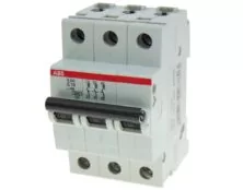 ΑΣΦΑΛΕΙΑ ΡΑΓΑΣ 3P C 25A 6kA 400VA S03 ABB