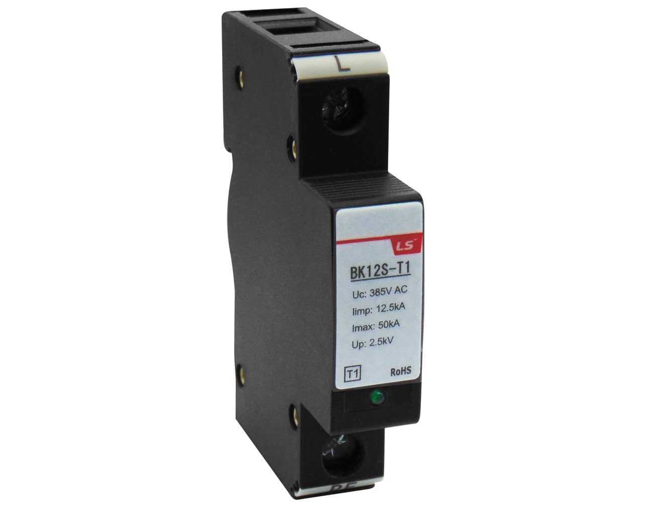 ΑΝΤΙΚΕΡΑΥΝΙΚΑ ΡΑΓΑΣ T1 1P 50kA 385VAC BK12S LG