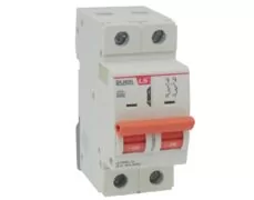 ΑΣΦΑΛΕΙΑ ΡΑΓΑΣ 2P D 2A 6kA 415VAC BKJ63N LG