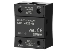 RELAY SOLID STATE PANEL 25A 9-240VAC INPUT 24-240VAC OUTPUT SR1-4225-N AUTONICS