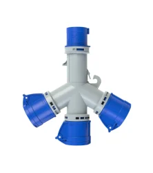 ADAPTOR ΒΙΟΜΗΧΑΝΙΚΟ ΑΡΣΕΝΙΚΟ 3P 16A ΣΕ 3 ΘΗΛΥΚΑ 3P 16A IP44 9432000 PCE