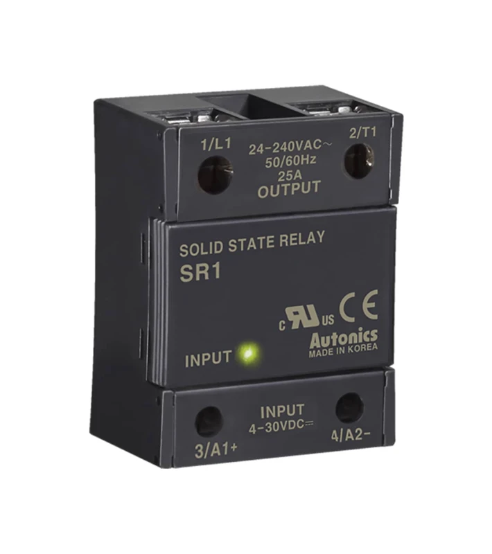 RELAY SOLID STATE PANEL 25A 4-30VDC INPUT SR1-1225-N AUTONICS