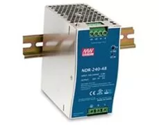 ΤΡΟΦΟΔΟΤΙΚΟ ΡΑΓΑΣ 240W/48VDC/5A PFC SLIM NDR-240-48 MEAN WELL 1