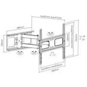 ΒΑΣΗ TV 37-70'' ΣΠΑΣΤΗ ΔΙΠΛΗ ΠΕΡΙΣΤΡΕΦΟΜΕΝΗ 90° LPA36-463A BRATECK LLC 2
