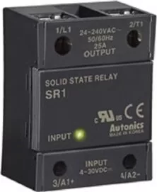 RELAY SOLID STATE PANEL 25A 90-240VAC INPUT SR1-4225 AUTONICS