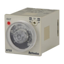 ΧΡΟΝΙΚΟ RELAY ΠΙΝΑΚΟΣ 8P DELAY ON 0.06sec-6hours 2C/O 48X48 100-240VAC/24-240VDC ATE8-46D AUTONICS  (2 TEMAXIA )