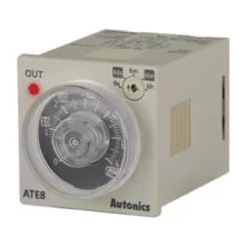 ΧΡΟΝΙΚΟ RELAY ΠΙΝΑΚΟΣ 8P DELAY ON 0.06sec-6hours 2C/O 48X48 100-240VAC/24-240VDC ATE8-46D AUTONICS  (2 TEMAXIA )