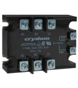 RELAY SOLID STATE PANEL 3Φ 50A 90-280VAC INPUT A53TP50D CRYDOM   (2 TEMAXIA)