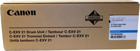Canon C-EXV21 Γνήσιο Drum Laser Εκτυπωτή Κυανό 53000 Σελίδων (0457B002) 1
