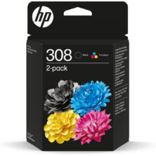 HP Μελάνι Inkjet No.308 2-Pack Black/Tri-Color (6L6S6UE)