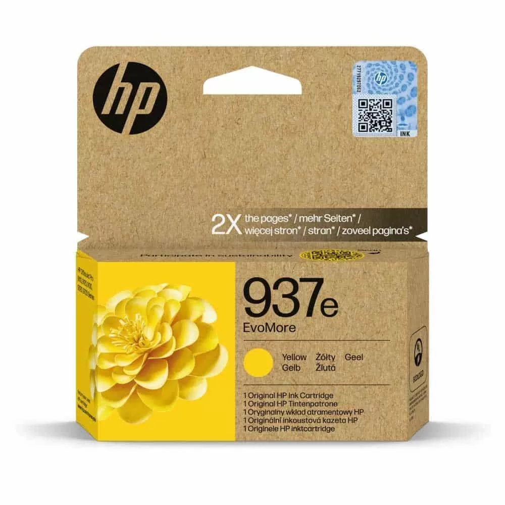 HP Μελάνι Inkjet No.937e Yellow (4S6W8N) 3 HP Μελάνι Inkjet No.937e Yellow (4S6W8N)