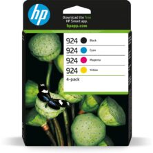 HP Μελάνι Inkjet No.924 CMYK 4-Pack (6C3Z1NE)