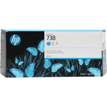 HP Μελάνι Inkjet No.738 300-ML Cyan DesignJet (676M6A)