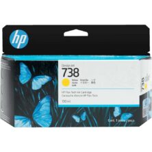 HP Μελάνι Inkjet No.738 130-ML Yellow DesignJet (498N7A)