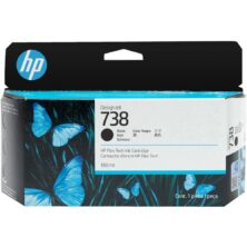 HP Μελάνι Inkjet No.738 130-ML Black DesignJet (498N4A)