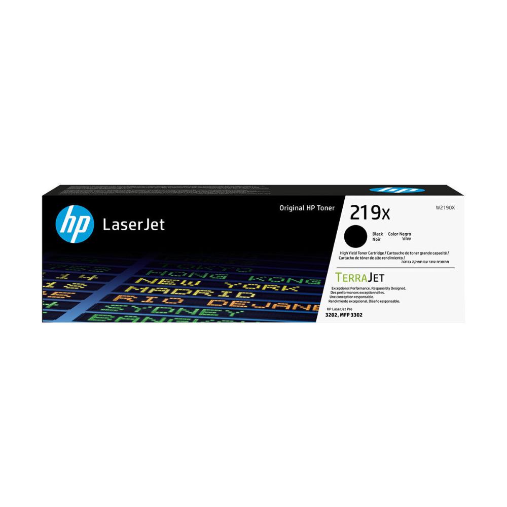 HP 219X Black LaserJet Toner Cartridge High Capacity (W2190X)