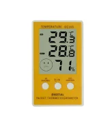 ΘΕΡΜΟΜΕΤΡΟ-ΥΓΡΟΜΕΤΡΟ ΨΗΦΙΑΚΟ ΜΕ ΑΙΣΘΗΤΗΡΑ ΚΙΤΡΙΝΟ DC105 CHR