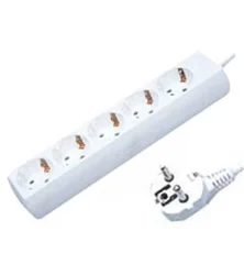 ΠΟΛΥΠΡΙΖΟ ΑΠΛΟ 5 ΘΕΣΕΩΝ 3X1.5 5m ΛΕΥΚΟ G05 BNG