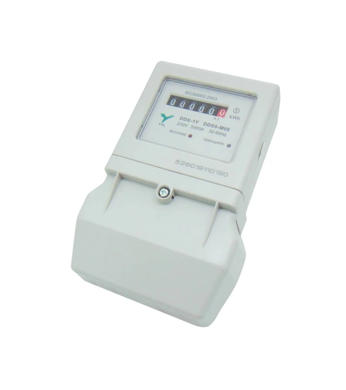 ΚΙΛΟΒΑΤΟΩΡΟΜΕΤΡΟ ΕΠΙΤOIXO ΑΝΑΛΟΓΙΚΟ 1Φ 5-60Α DDSO-M08 YTL