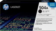 HP 504A Γνήσιο Toner Laser Εκτυπωτή Μαύρο 5000 Σελίδων (CE250A)