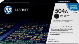 HP 504A Γνήσιο Toner Laser Εκτυπωτή Μαύρο 5000 Σελίδων (CE250A) 1