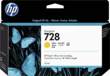 HP 728 Γνήσιο Μελάνι Εκτυπωτή InkJet Κίτρινο (F9J65A)