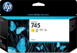 HP 745 Γνήσιο Μελάνι Εκτυπωτή InkJet Κίτρινο (F9J96A) 1