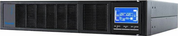 Tescom Online UPS 1101SRT PRIME Plus 1KVA/1000W RACK TYPE LCD with 2 x 12V 9Ah (UPS.0538) - Image 3