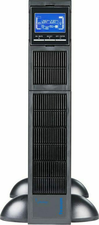Tescom Online UPS 1101SRT PRIME Plus 1KVA/1000W RACK TYPE LCD with 2 x 12V 9Ah (UPS.0538)
