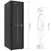 RACK ΕΠΙΔΑΠΕΔΙΟ ΔΙΠΛΟ 42U Π60/Β100 ΣΥΝΑΡΜΟΛΟΓΗΜΕΝΟ CSN-U-9-4260A CANOVATE 8