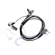 Μικροακουστικό Σιλικόνης Διάφανο Σπιράλ Ear Tube 2-Pin Kenwood