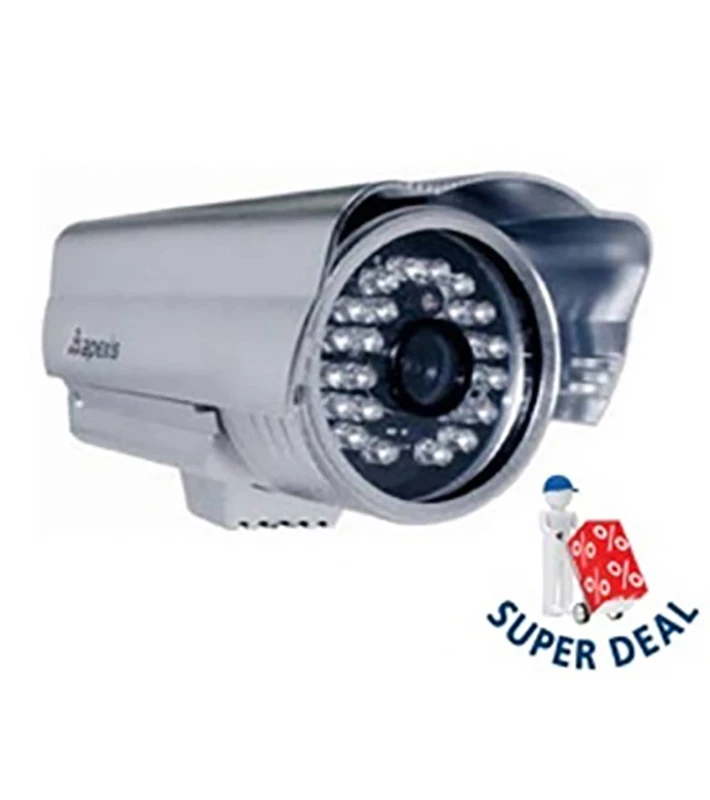 Apexis IP Κάμερα Παρακολούθησης Αδιάβροχη με Φακό 6mm Ασημί