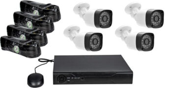 Tele Σύστημα Παρακολούθησης 4 Καμερών CCTV 1080p με Καταγραφικό DVR 1