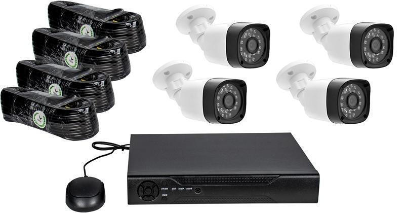 Tele Σύστημα Παρακολούθησης 4 Καμερών CCTV 1080p με Καταγραφικό DVR - Image 2