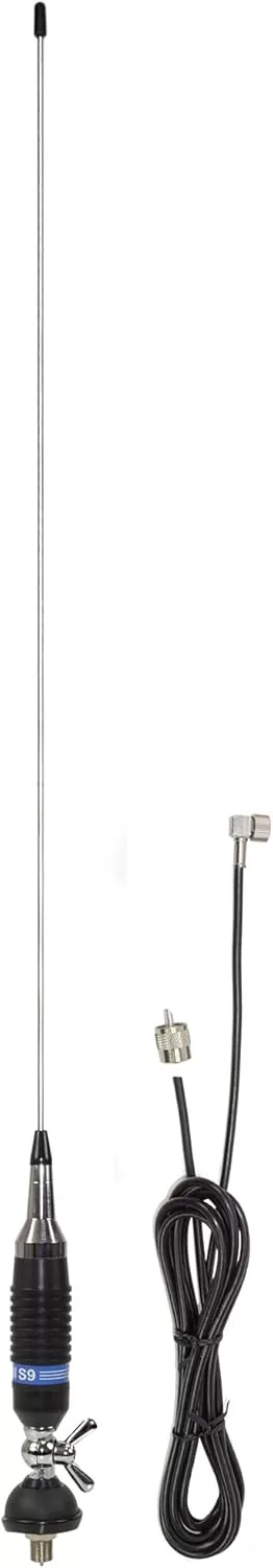 PNI S9 Κεραία CB με Βάση Πεταλούδα & 4m Καλώδιο (120cm)