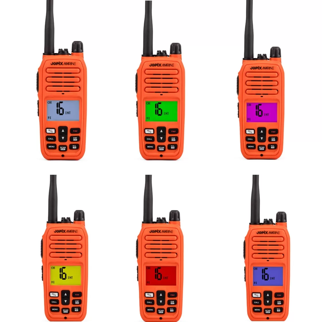 Jopix 616P Ασύρματος Πομποδέκτης VHF Marine 5W - Πορτοκαλί 6 Jopix 616P Ασύρματος Πομποδέκτης VHF Marine 5W - Πορτοκαλί - Image 4