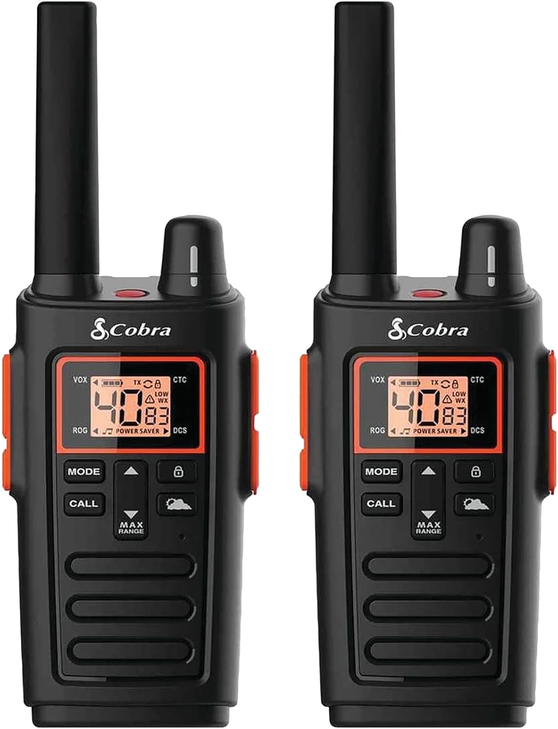 Cobra RX380 (2-Pack) – Walkie Talkies Ανθεκτικά στον Καιρό με Εύχρηστο Σχεδιασμό για Εξωτερικές Δραστηριότητες