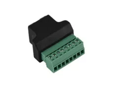 E-zy EZ-RJ45F8P RJ45 Female To 8 Pin Removable Terminal Screw Adapter 2