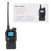 PNI P16UV Ασύρματος Πομποδέκτης VHF/UHF 5W 5