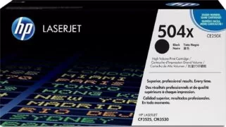 HP 504X Γνήσιο Toner Laser Εκτυπωτή Μαύρο High Yield 10500 Σελίδων (CE250X) 1