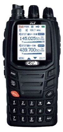 CRT 5 CF VHF/UHF Ασύρματος Πομποδέκτης + 2000 mAh 5W