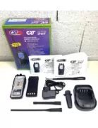 CRT 5 CF VHF/UHF Ασύρματος Πομποδέκτης + 2000 mAh 5W 2