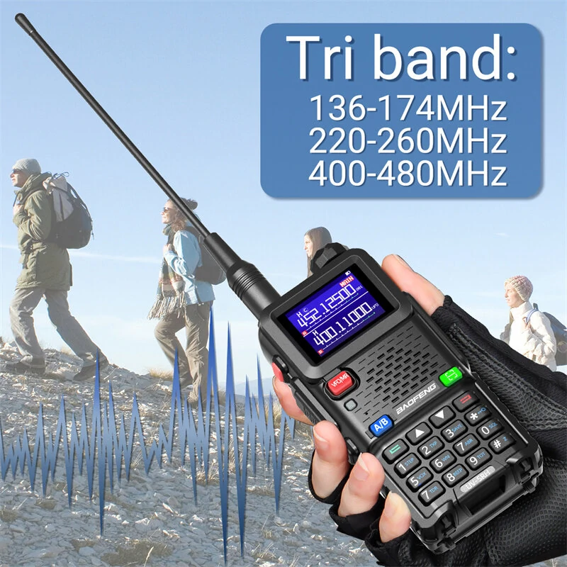 Baofeng UV-5RH Ασύρματος Πομποδέκτης UHF/VHF με Έγχρωμη Οθόνη 10W - Image 3