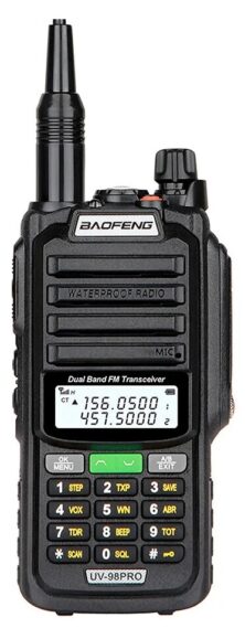 Baofeng UV98 Pro Ασύρματος Πομποδέκτης VHF/UHF IP67 10W