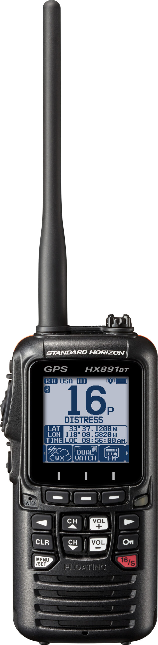 Standard Horizon HX891BT/E φορητό VHF με GPS και Bluetooth