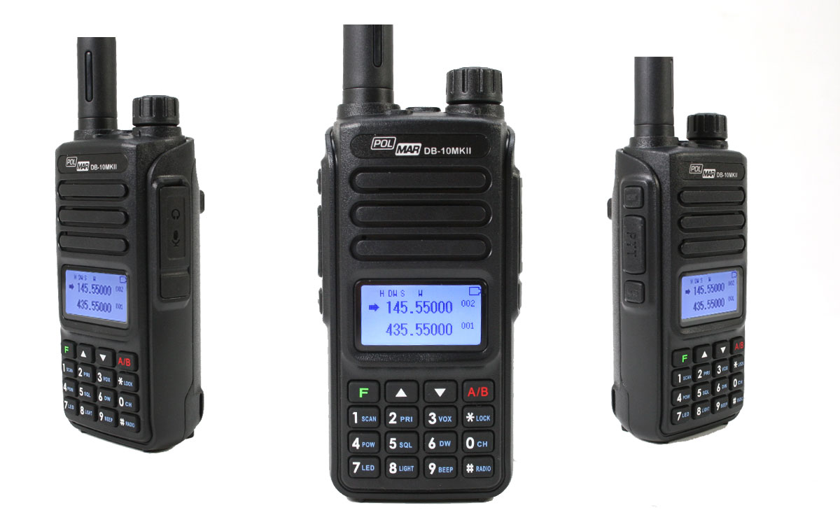 Polmar DB-10MKII Ασύρματος Πομποδέκτης VHF/UHF 10W - Image 4