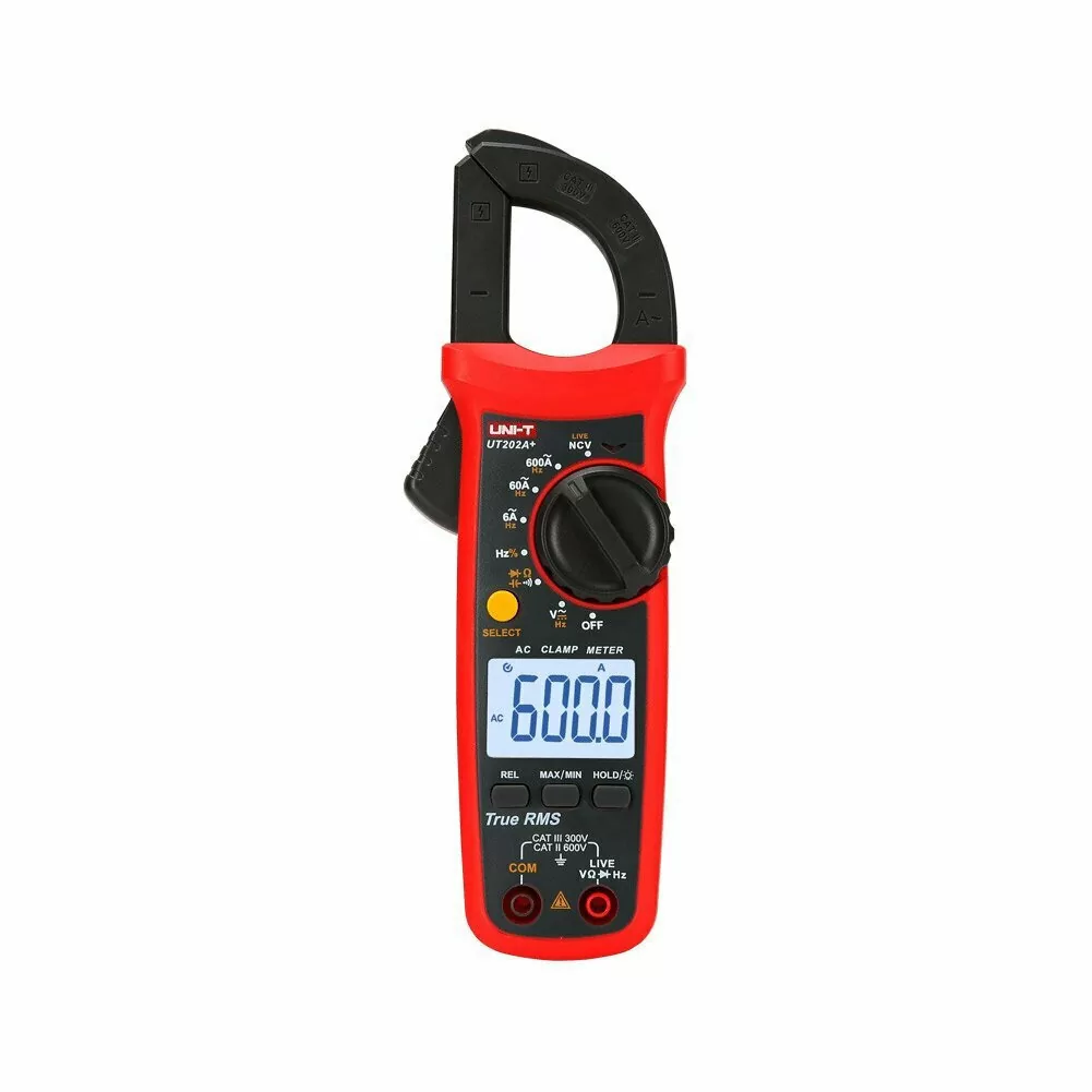 Uni-T Αμπεροτσιμπίδα Ψηφιακή 200A AC UT202A+ True RMS με Ακροδέκτες 3 Uni-T Αμπεροτσιμπίδα Ψηφιακή 200A AC UT202A+ True RMS με Ακροδέκτες