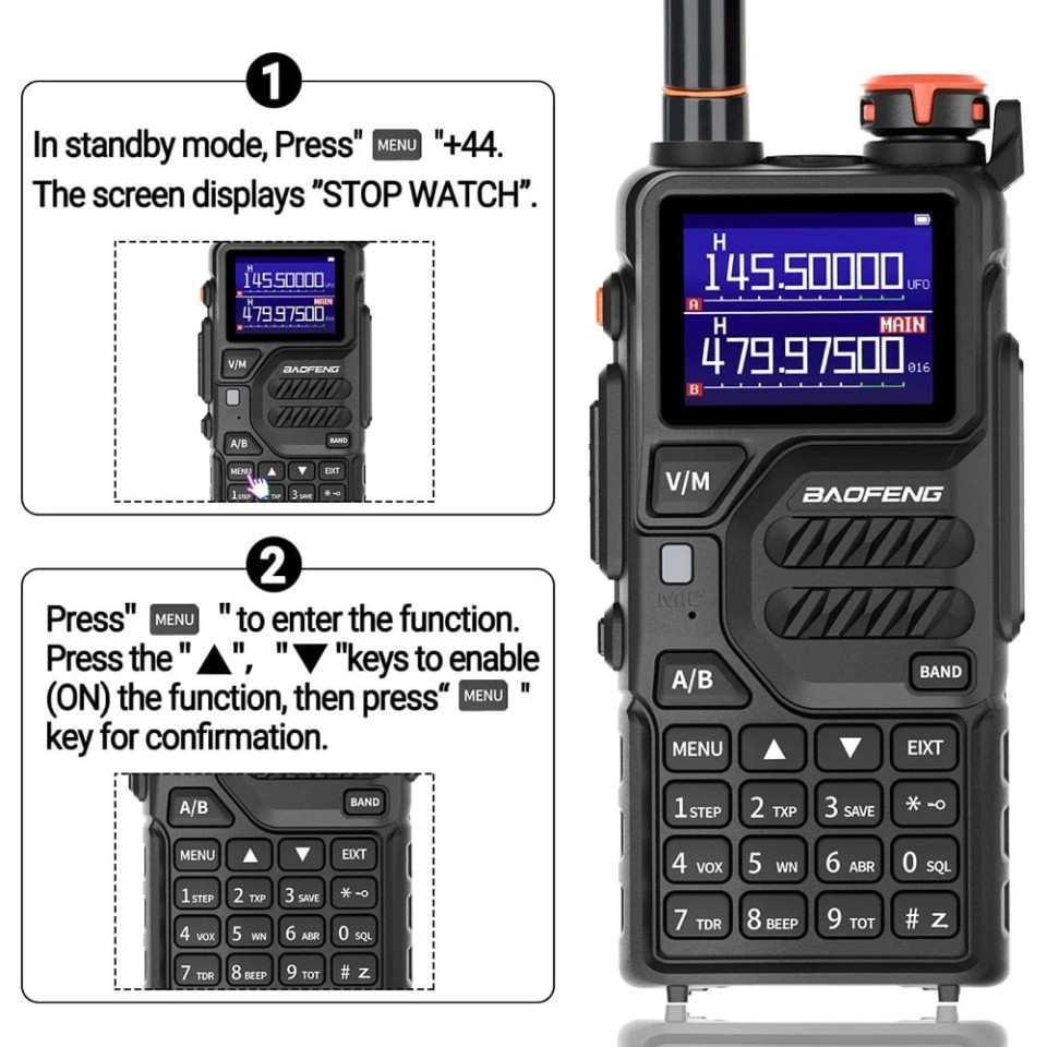 Baofeng UV-K5 Plus Ασύρματος Πομποδέκτης 10W - Image 8