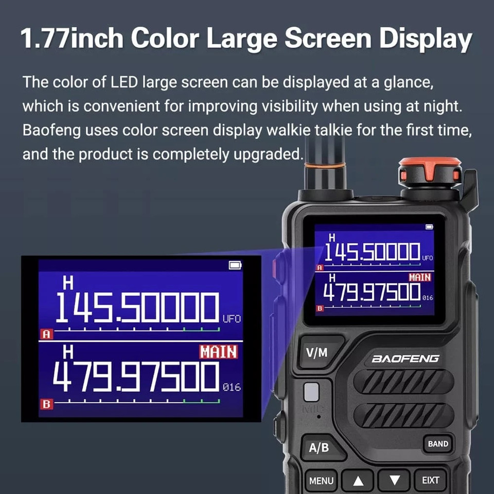 Baofeng UV-K5 Plus Ασύρματος Πομποδέκτης 10W - Image 4