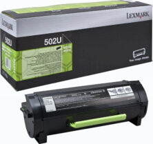 Lexmark 502U Γνήσιο Toner Laser Εκτυπωτή Μαύρο High Yield Extra High Yield 20000 Σελίδων (50F2U00)